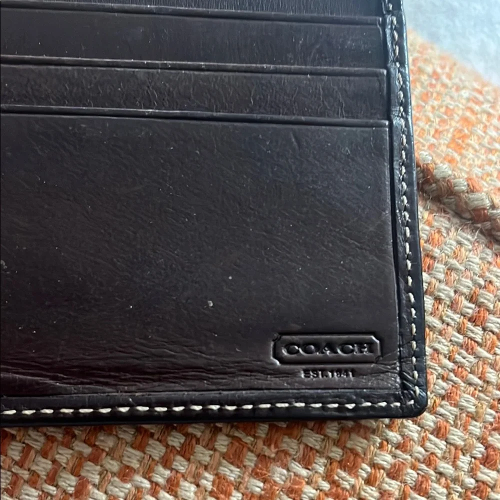 Brown Patterned Men's Bifold Wallet